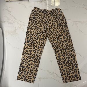 Leopard Print Woman Pants
